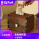 储钱箱实木箱攒小型仿古小小保险箱箱男孩学生纸币存钱罐可放钱柜