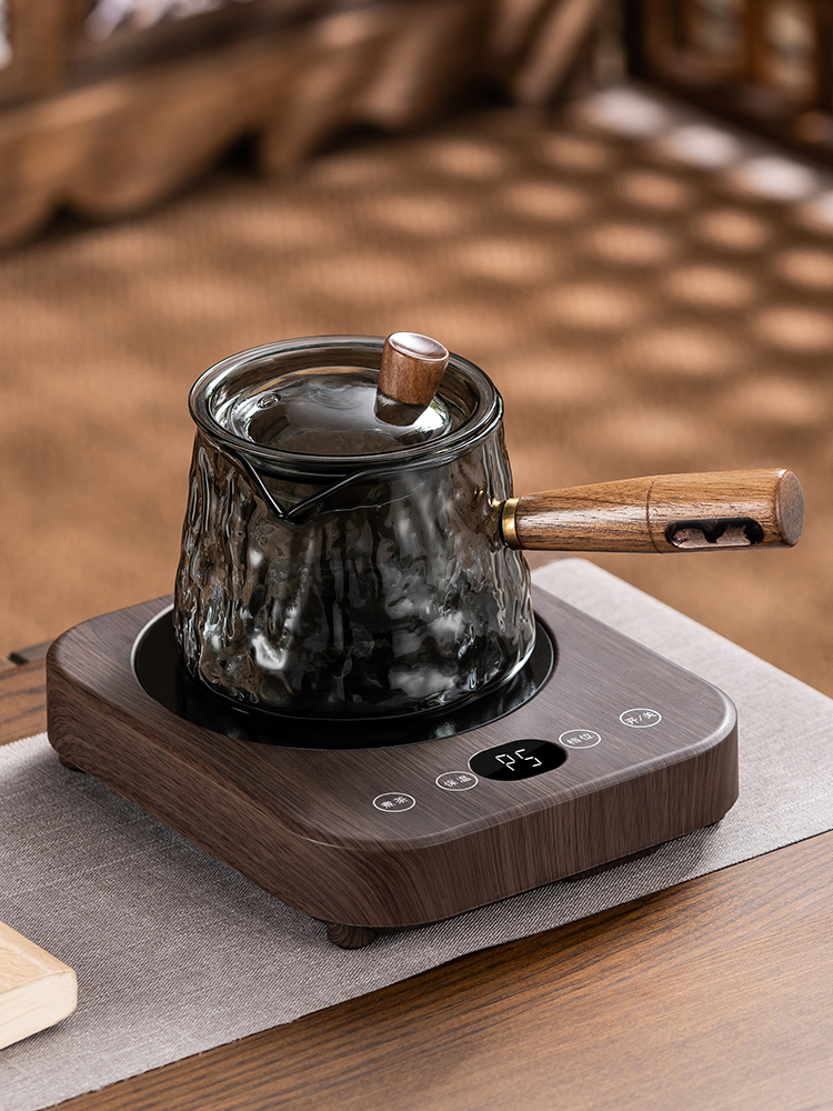 兴梵小青柑专用冲泡煮茶器耐高温玻璃侧把壶茶具套装电陶炉煮茶炉