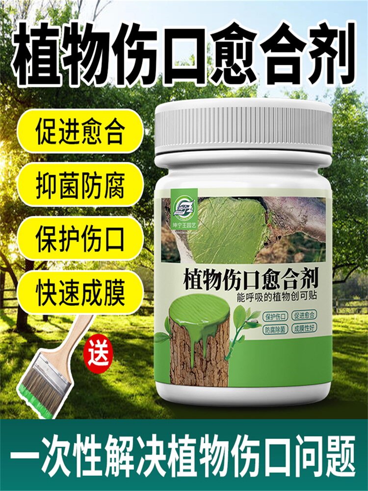 嫁接伤口愈合剂植物伤口愈合膏大树木果树杀菌苗木花卉修剪涂抹剂