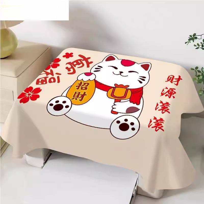 打印机防尘盖布罩空气炸锅笔记本电脑茶盘遮尘布家电多用方巾盖巾