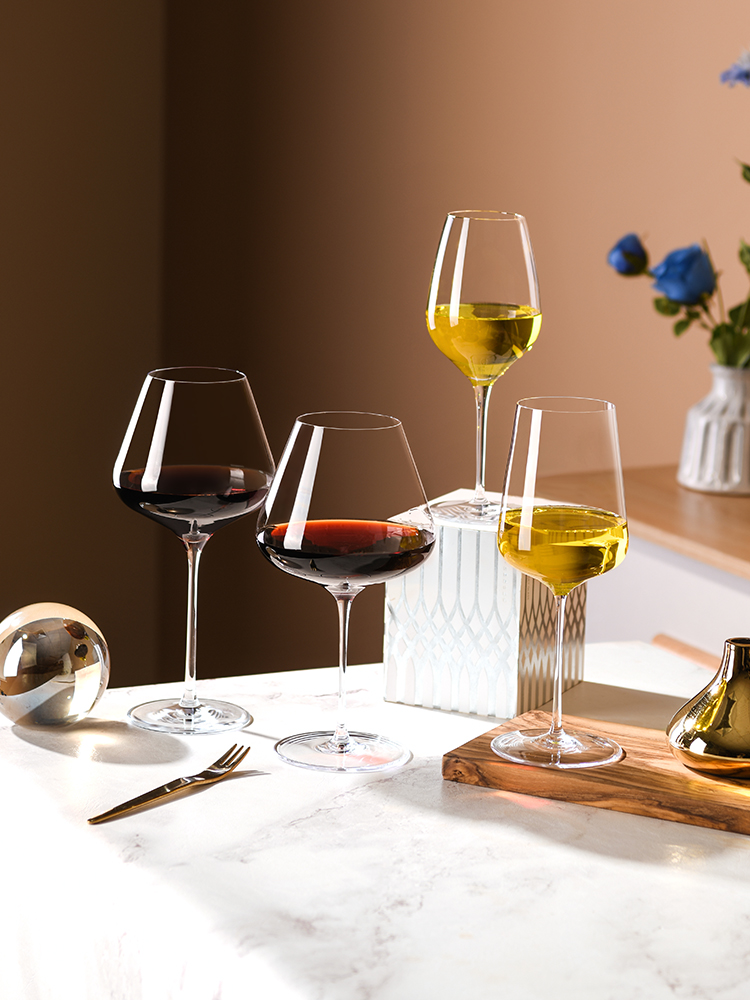 Circle Joy 圆乐水晶玻璃红酒杯高档轻奢葡萄酒杯酒具高脚杯套装