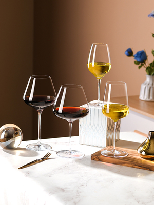 Circle Joy 圆乐水晶玻璃红酒杯高档轻奢葡萄酒杯酒具高脚杯套装