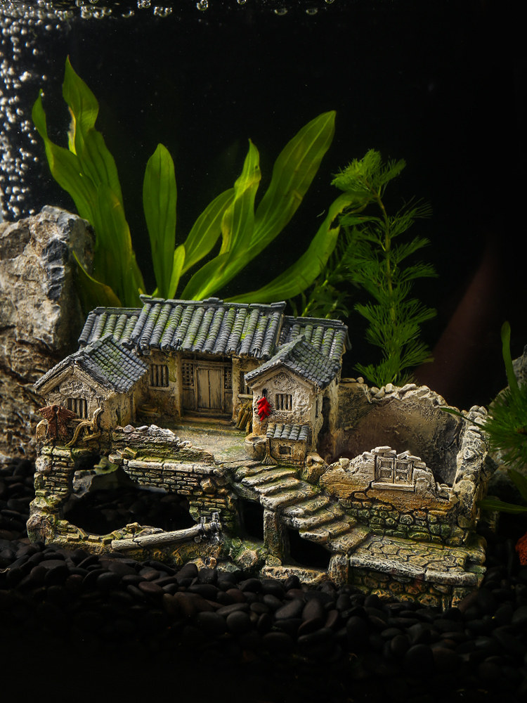 假山盆景鱼缸造景创意躲避屋微景观建筑模型多肉花盆装饰品小摆件,家居饰品,装饰摆件,淘宝优惠券,粉丝福利购,淘宝优惠卷