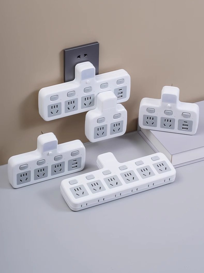 正品官方旗舰插座转换器带USB多功能无线扩展面板一转二三多孔家