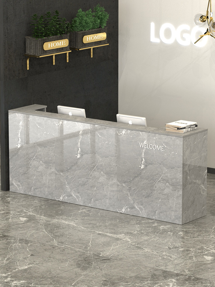 前台接待台简约现代美容院奶茶店服装店店铺烤漆收银台柜台吧台桌,商业/办公家具,收银台,淘宝优惠券,粉丝福利购,淘宝优惠卷