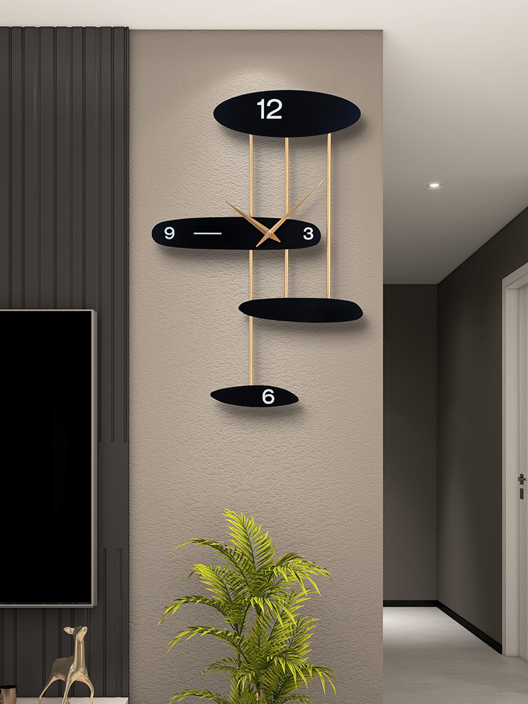 挂钟客厅现代轻奢挂墙时钟网红时尚装饰挂表创意家用简约大气钟表