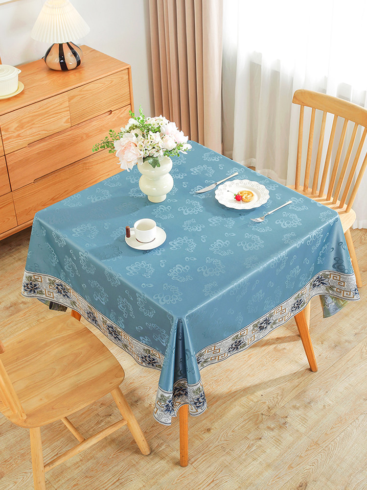 正方形桌布免洗防水防油桌布高级感轻奢酒店饭店商用长方桌布定制,居家布艺,桌布,淘宝优惠券,粉丝福利购,淘宝优惠卷