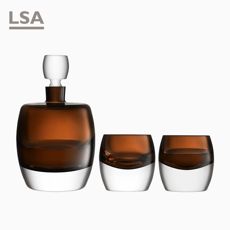 英国LSA轻奢水晶玻璃威士忌酒具套装洋酒杯酒樽品鉴对杯原装进口