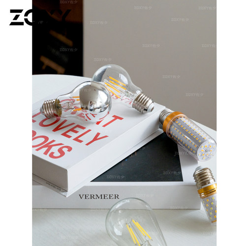 zoxy 灯泡光源led暖光白光中性光E27,E14,G9,G4备用螺口瓦数灯