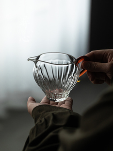 寻心耐热加厚高硼硅玻璃公道杯创意高档分茶器茶海匀茶杯功夫茶具