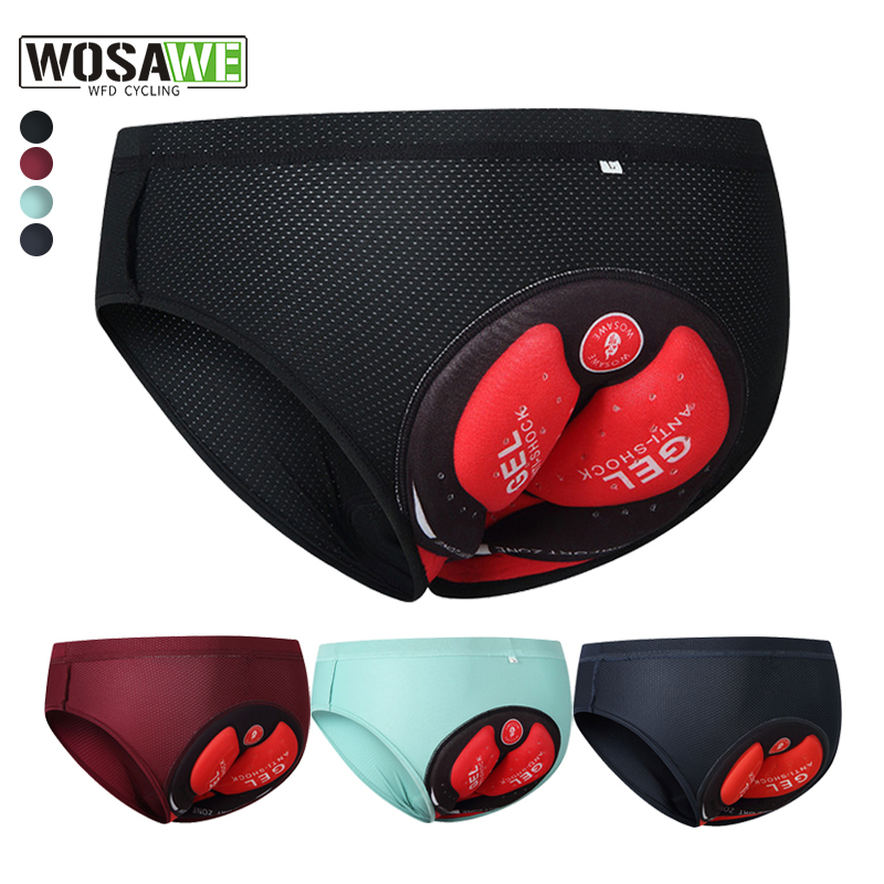 沃萨维公路车自行车男士骑行三角内裤速干透气硅胶坐垫山地车短裤