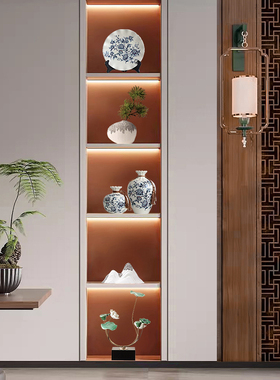 现代新中式禅意摆件高档创意客厅玄关酒柜电视柜家居办公室装饰品