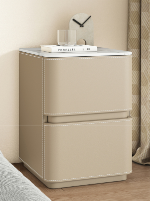 床头柜家用卧室迷你小型超窄实木2025新款小众设计感收纳盒小型