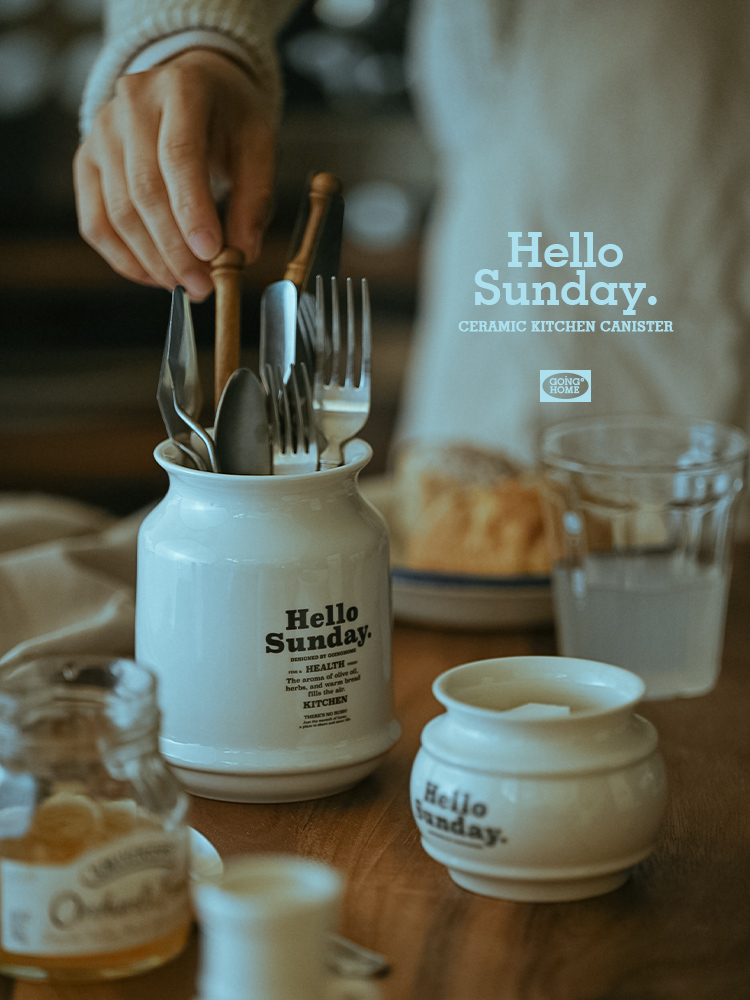 筷子筒陶瓷筷子桶商用餐饮高颜值复古法式台面桌面筷筒餐具收纳罐