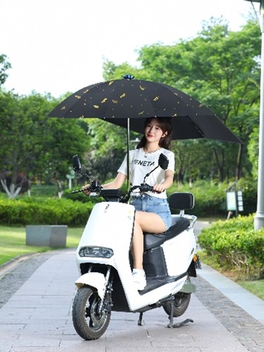 电动车遮阳伞外卖伞快递员用伞电瓶车挡雨遮阳伞外卖电动车伞车篷