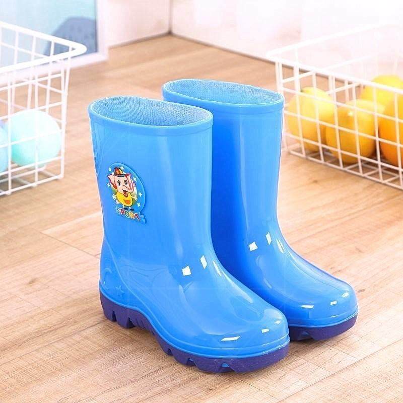 儿童童雨鞋男款40385女高筒防滑男孩宝宝幼儿园学套生轻便防水装图片