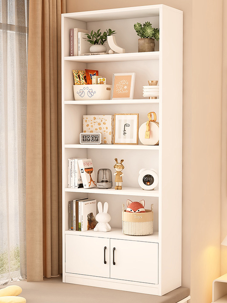 实木书架落地置物架简易儿童书柜家用客厅飘窗收纳柜子展示储物柜,住宅家具,书架,淘宝优惠券,粉丝福利购,淘宝优惠卷