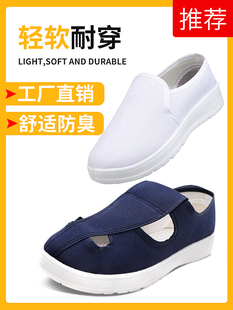 防静电鞋软底加厚男女工作无尘鞋洁净富士康电子厂专用防护不臭脚