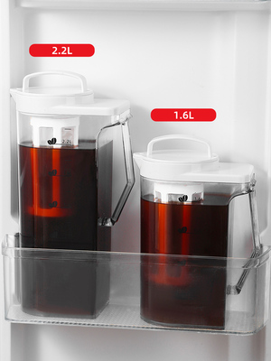 咖啡冷萃壶家用便携冷水壶大容量咖啡壶冷泡水果茶壶冰萃壶冷萃杯