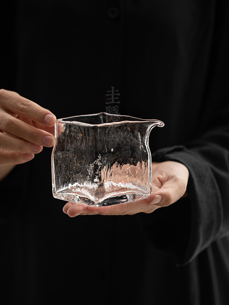 圭隐堂气泡耐热玻璃公道杯加厚公杯家用大容量分茶器泡茶杯茶海