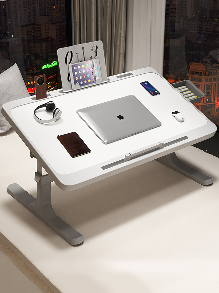 喵同学床上小桌子大学生宿舍笔记本电脑桌支架家用折叠桌懒人阳台
