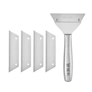 SK5不锈钢清洁铲刀瓷砖美缝玻璃除胶铲墙地板清理可换刀片清洁刀