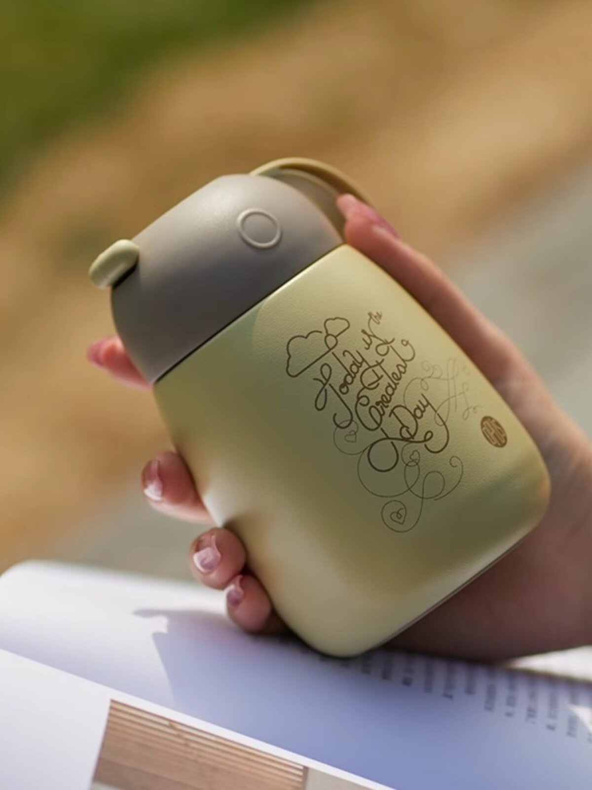 OPUS迷你可爱保温杯女小巧便携学生316不锈钢儿童水杯子300ml