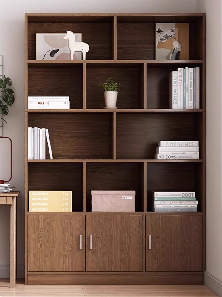 简易书架落地置物架简约现代办公家用书柜分层收纳储物柜靠墙柜子,住宅家具,单个书柜,淘宝优惠券,粉丝福利购,淘宝优惠卷