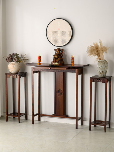 实木供桌香案家用神台胡桃木佛台条案菩萨佛龛财神爷柜供奉供香桌