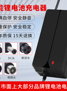 锂电池电动车充电器48V36V60V24V2A72V电车锂离子哈雷平衡车通用