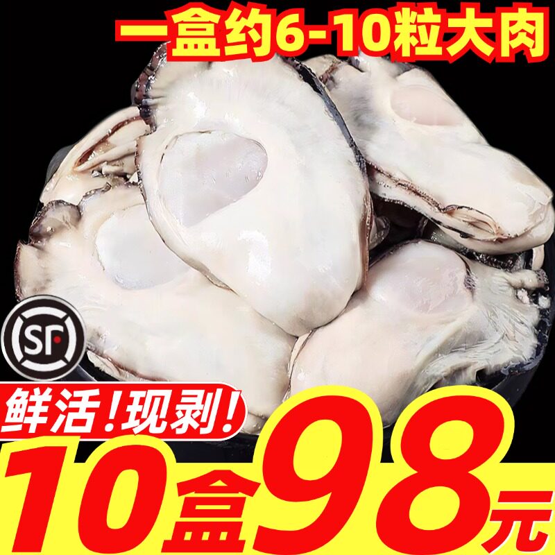 生蚝肉鲜活海蛎子肉现剥新鲜牡蛎肉去壳蚝仔肉纯肉海鲜水产蛎蝗肉