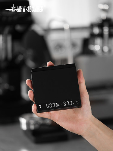 MHW-3BOMBER轰炸机小魔方2.0 意式手冲咖啡电子秤 专用称重计时