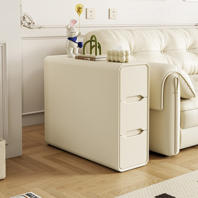 实木超窄沙发边柜边几储物柜客厅侧边柜现代简约沙发旁轻奢夹缝柜