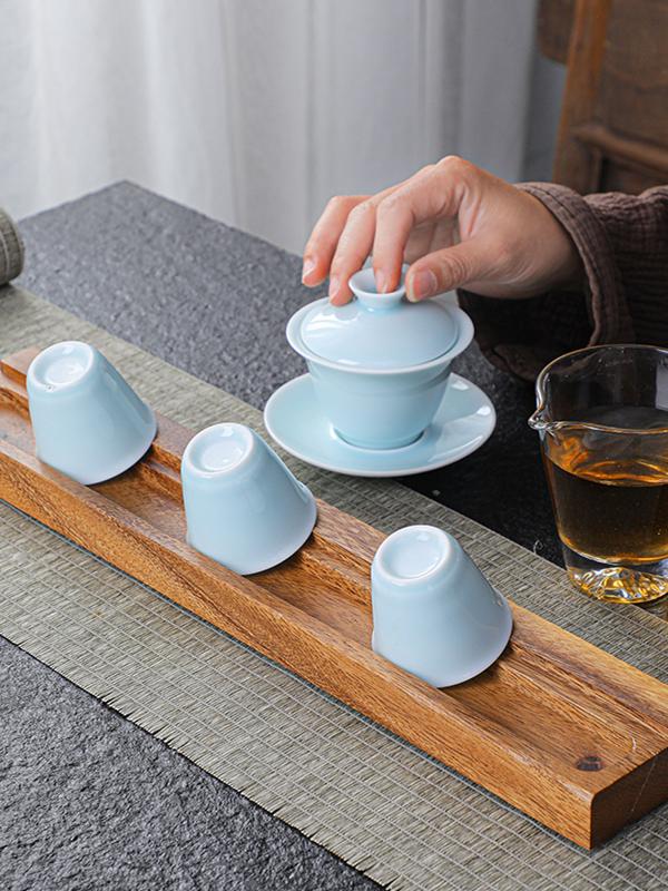 木质杯架杯子展示支架收纳架家用茶杯水杯晾茶沥水置物架创意防霉