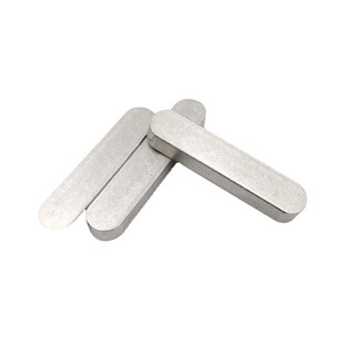 厂家304不锈钢平键圆角A型平键销方键销料/A型方料销