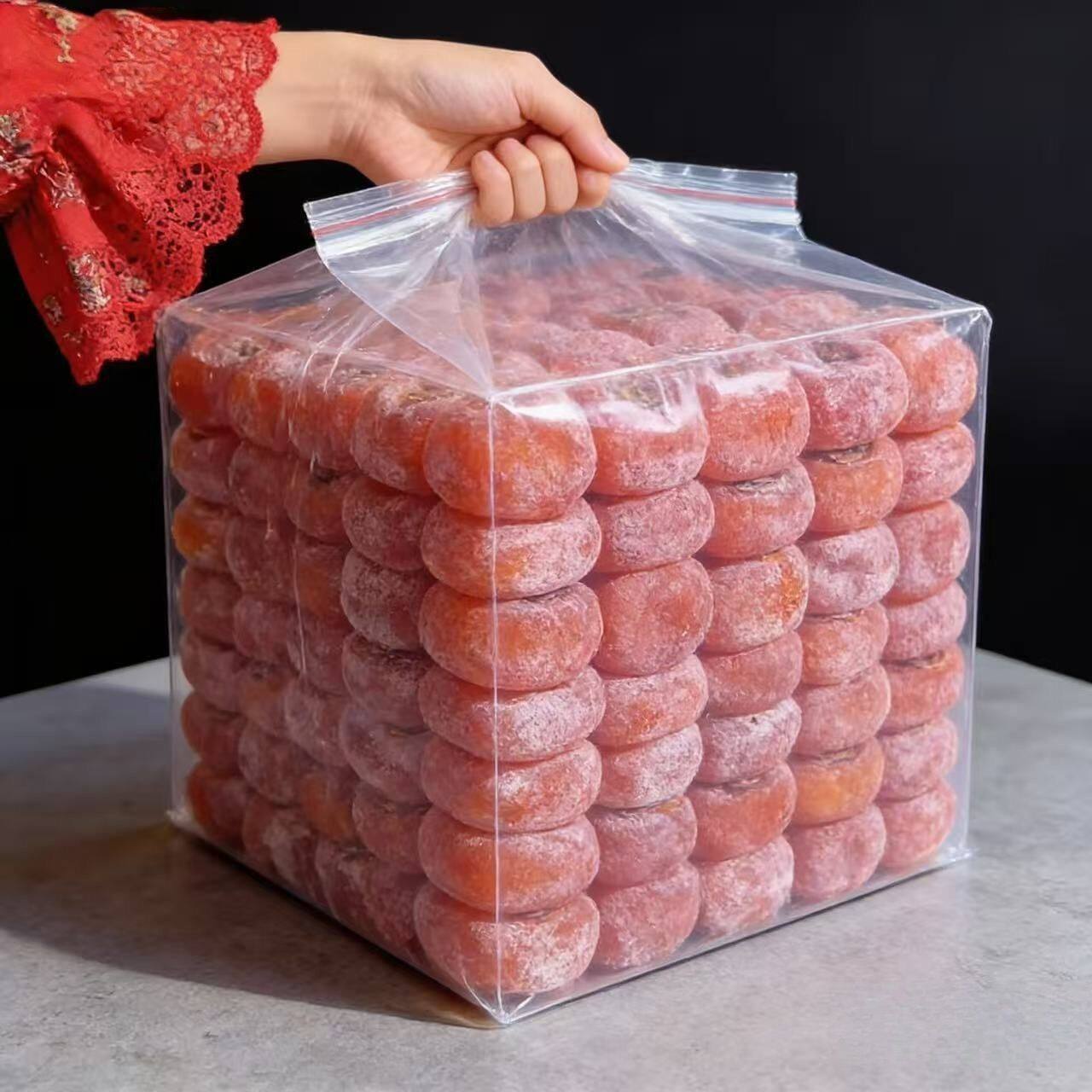 老人吃柿饼霜降柿饼农家柿子饼流心糖心新鲜整箱独立包装袋装柿饼