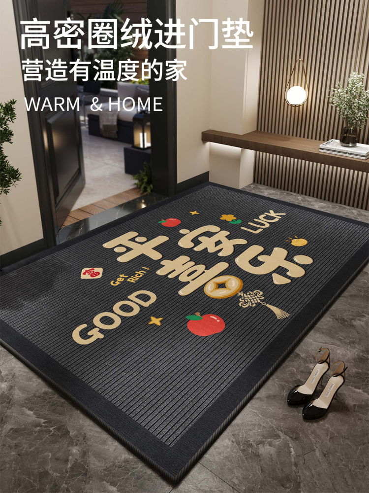入户门地垫2025新款家用门口高级防滑地毯进门玄关脚垫耐脏可定制
