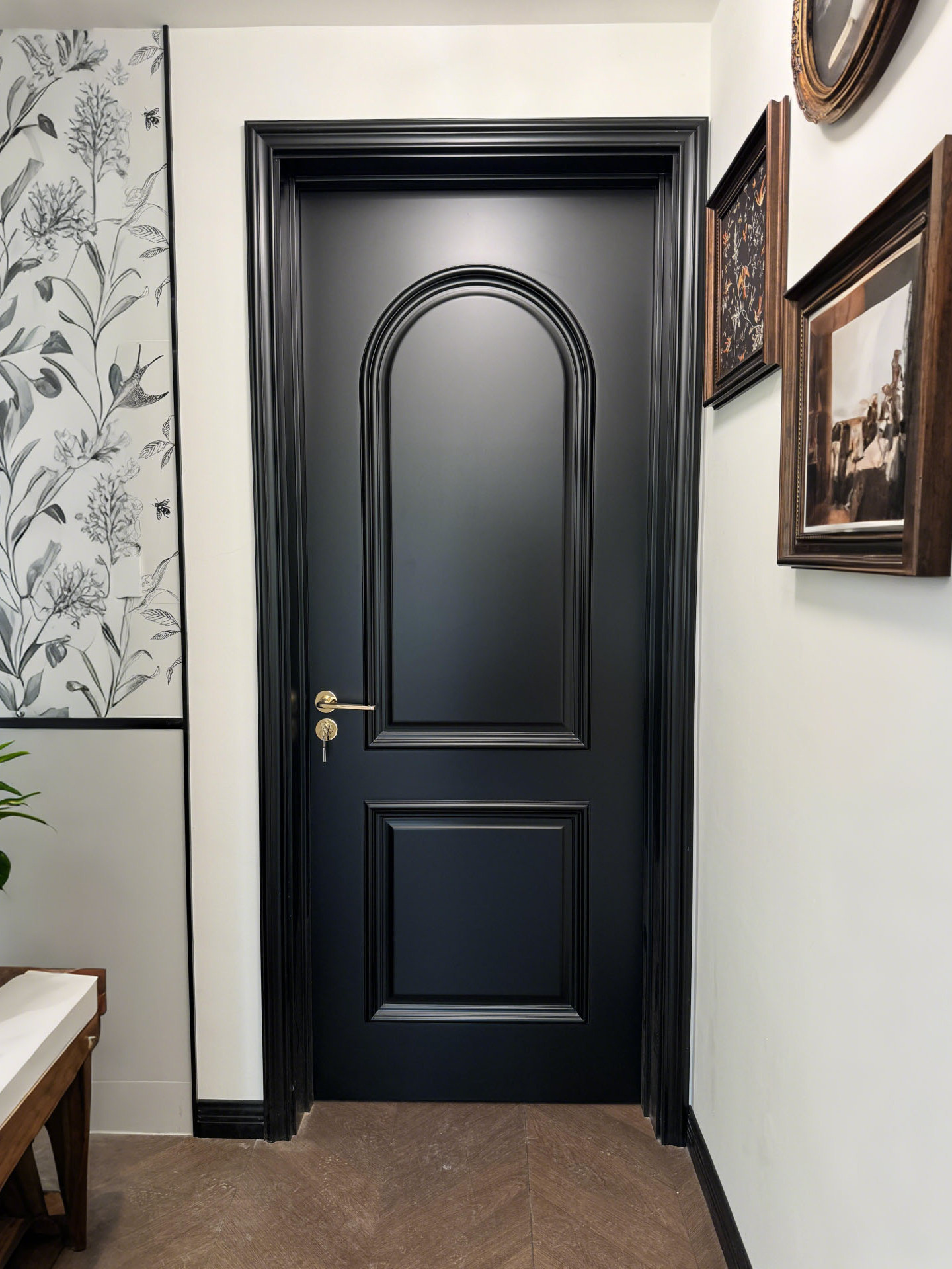 定制法式木门室内门烤漆门实木门卧室门房间门实木复合厨房卫生间