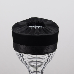 新款道士正一六角帽武当法师全真混元巾乾坤假发道帽八卦图案透网