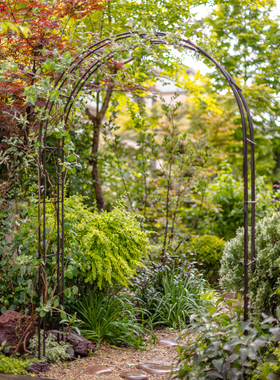 掬涵铁艺拱门花架爬藤架花园支架攀爬架植物架户外庭院装饰花门