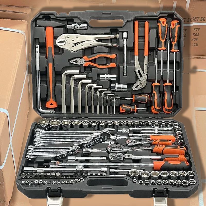 150件套72齿汽修汽车维修组套套筒扳手组合工具维修工具套装
