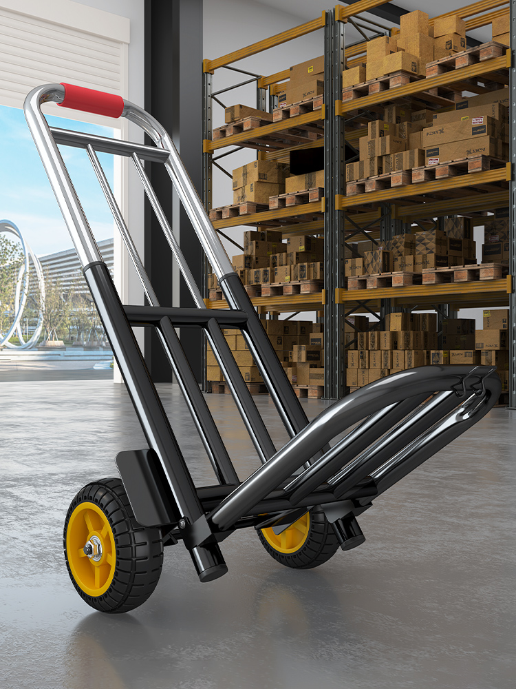 手拉车折叠搬运拖车家用购物拉货买菜手推车便携行李小拉杆车