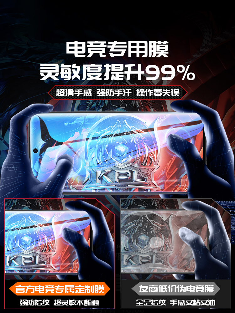 适用于黑鲨4钢化膜黑鲨4Pro5电竞3s磨砂5RS手机膜3Pro水凝4s全屏4spro防窥2全覆盖helo四三五代保护游戏小米1