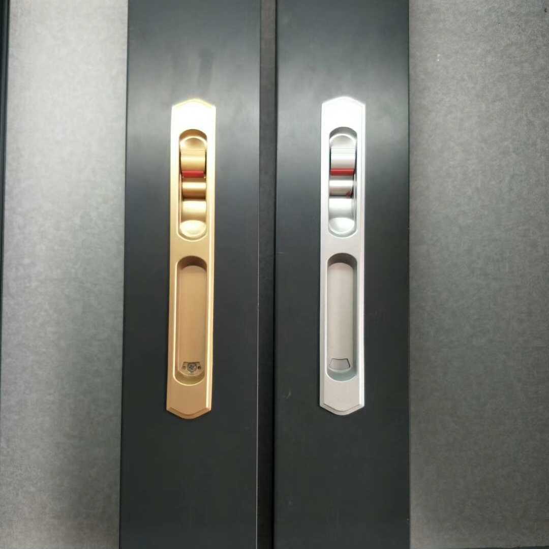 铝合金推拉门锁高档中空移门锁阳台门锁厨房门锁一字锁卫生间门锁