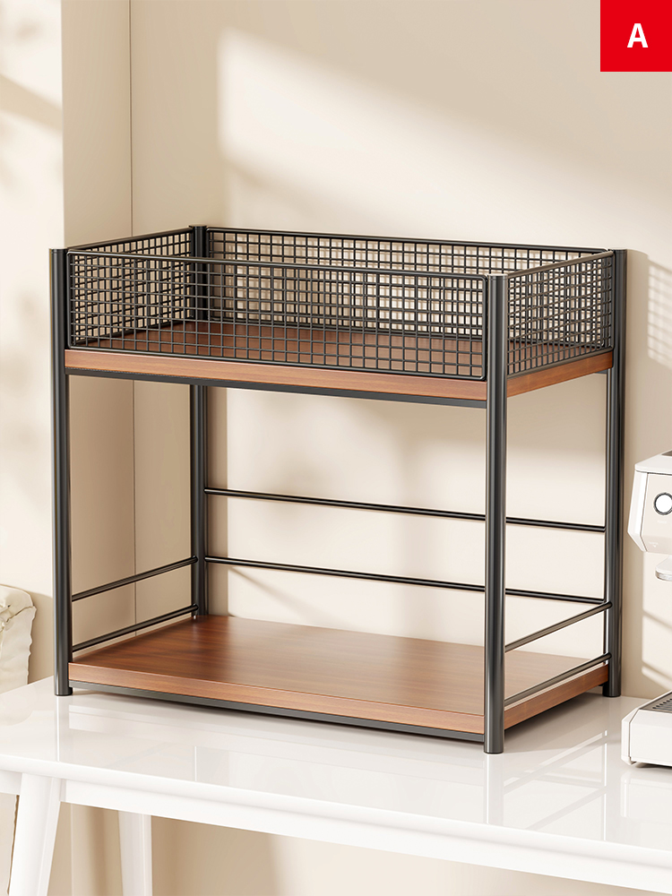 桌面置物架办公桌收纳餐桌宿舍书桌多层零食杯子厨房台面调料架子