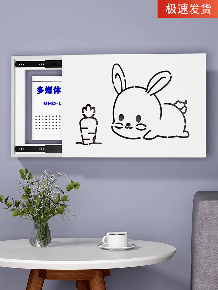 弱电箱装饰遮挡多媒体信息箱网线盒超薄盖板电表箱装饰画免打孔,家居饰品,现代装饰画,淘宝优惠券,粉丝福利购,淘宝优惠卷