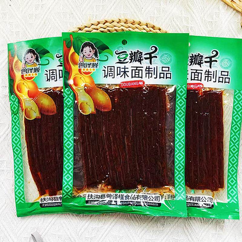 豆瓣干豆角干89克麻辣条面筋豆干8090后小时候零食儿时回忆曾泽槿