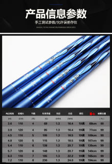 新清泉速斗5H鱼竿19调日本进口碳素台钓竿28偏19调鲤超硬超轻鲢鳙