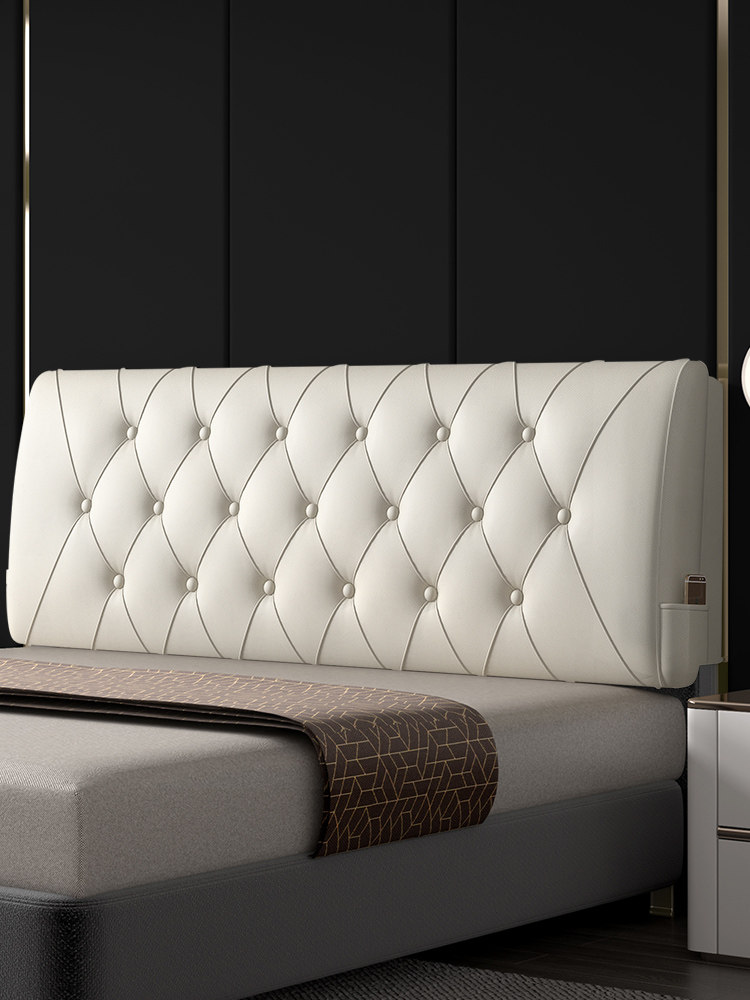 天然乳胶床头靠垫科技布榻榻米床头靠背软包可拆洗床头板大靠枕套,居家布艺,床头靠垫,淘宝优惠券,粉丝福利购,淘宝优惠卷