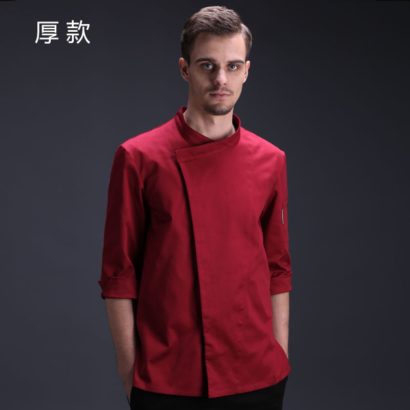 正品厨乐乐品牌厨师工作服男饭店厨房工服烘焙白色上衣套装工装厨